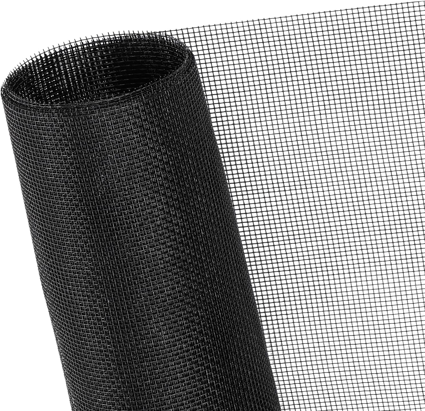 59"x79" Window Screen Mesh, Fiberglass Window Screen, Screen Door Mesh, Windows Screens and Screen Door Replacement, Patio Screen Mesh- Black