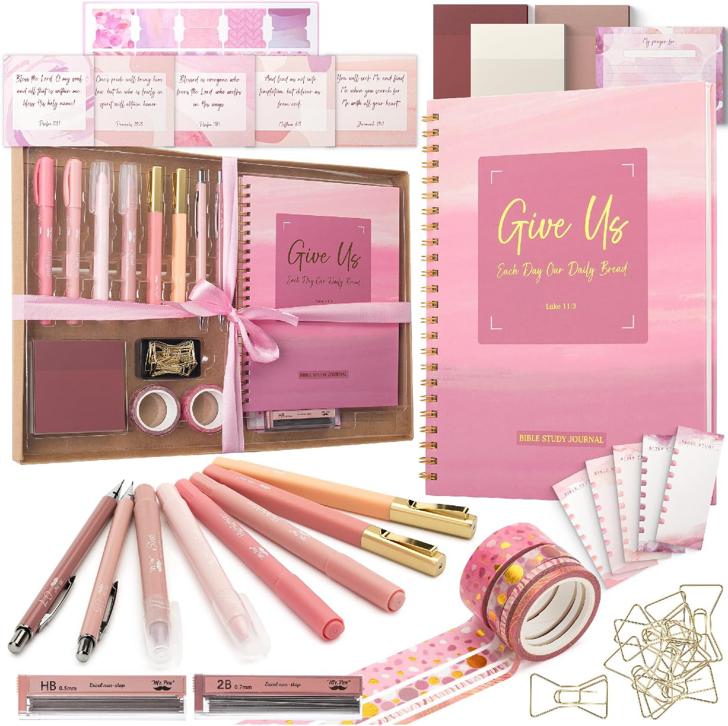 Mr. Pen- Bible Journaling Kit, Bible Highlighters and Pens No Bleed, Bible Study Kit, Bible Journaling Kit for Gift