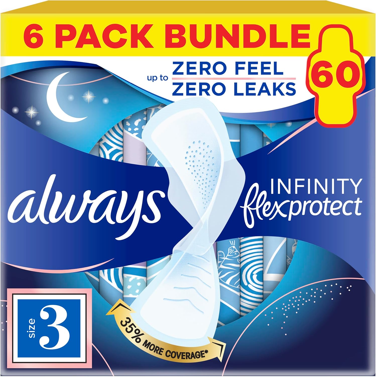 Always Infinity Pads Night 6x10ct