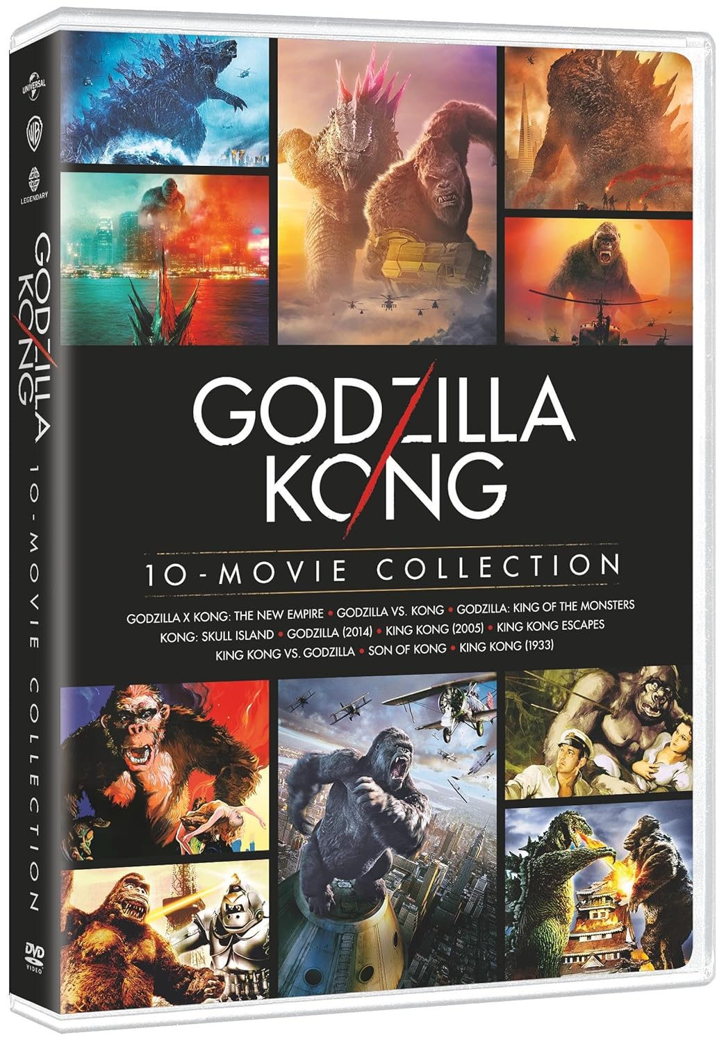 Godzilla/Kong 10-Film Cinematic Anthology (DVD)