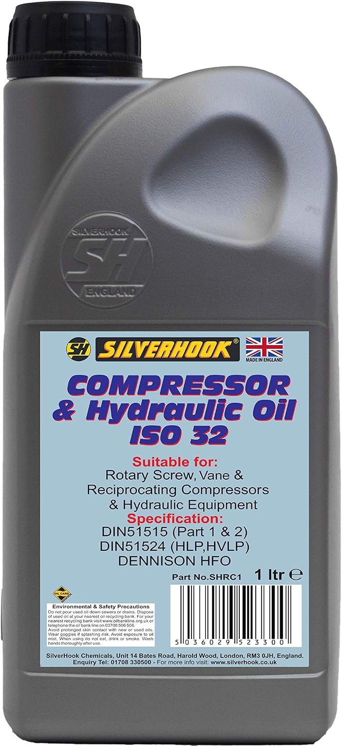 Silverhook Compressor Oil ISO32, 1 Litre