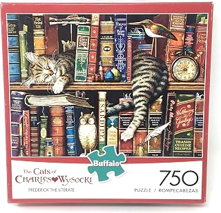 Buffalo Games - Charles Wysocki - Frederick the Literate - 750 Piece Jigsaw Puzzle Multicolor, 24"L X 18"W