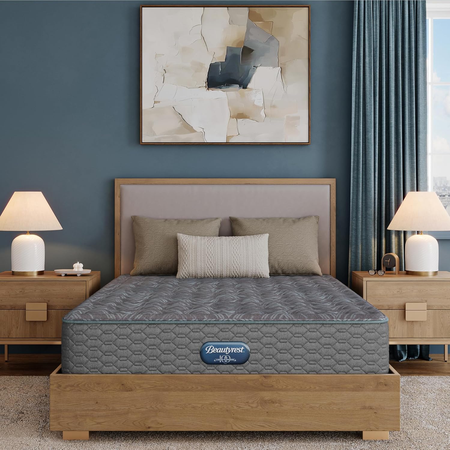 Beautyrest Prime Dream Medium 12.5" Mattress - Twin - Durable Pocketed Coil, Support, Pressure Relief, Cooling, Motion Separation; 100 Night Sleep Trial and 10 Year Warranty