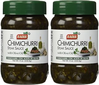 Badia Chimichurri Steak Sauce with Olive Oil, 8 oz (2 Pack)