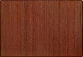Anji Mountain Office Chairmat Thickest & Sturdy Bamboo Chairmats Highly Premium Quality Anti-Slip Heavy Duty for Multi-Purpose Hardwood Floor Office & Home Floor Protector Office Chair mat-5mm Thick