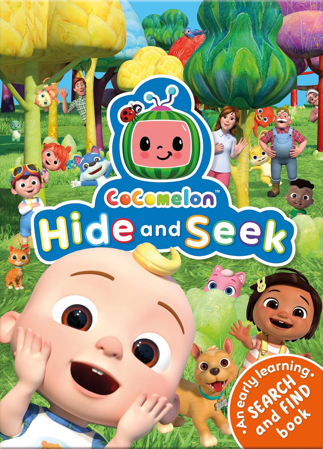 CoComelon: Hide-and-Seek: Children’s Search and Find book, perfect for pre-school fans of the hit show CoComelon