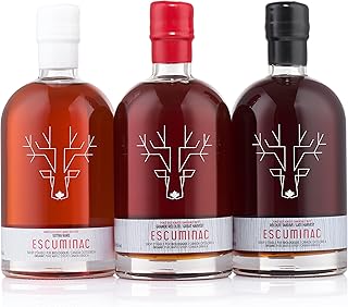 Escuminac Canadian Maple Syrup, Value Bundle, 3 Harvests Included Extra Rare, Great Harvest and Late Harvest, 3 x 16.9 fl oz, 100% Pure & Organic.