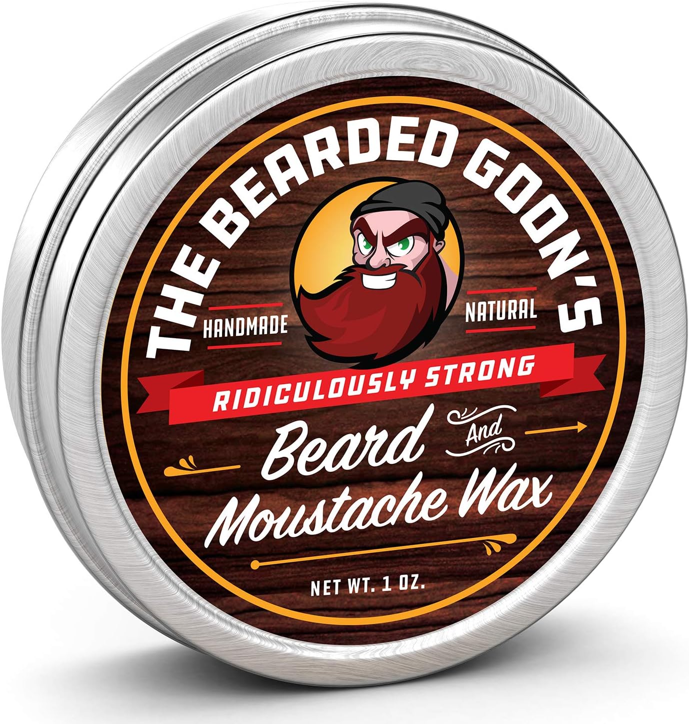 The Bearded Goon's Ridiculously Strong Beard and Moustache Wax - 1 oz (30 ml)