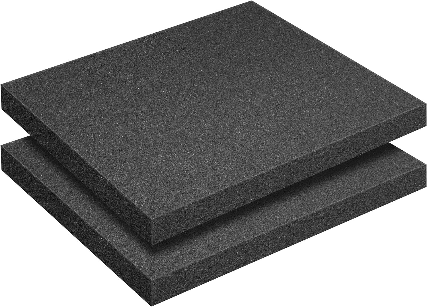 2Pcs Polyurethane Tool Box Foam Inserts - 40 x 30 x 4CM Cuttable Foam Sheet for Tool Box Organisation, Flight Cases, DIY & Tool Storage Systems