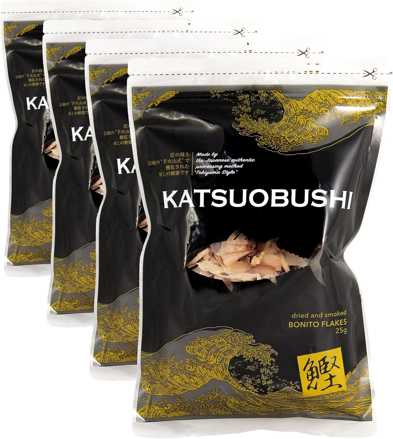 Kohyo Katsuobushi (Bonito Flakes) 25g (Pack of 4)