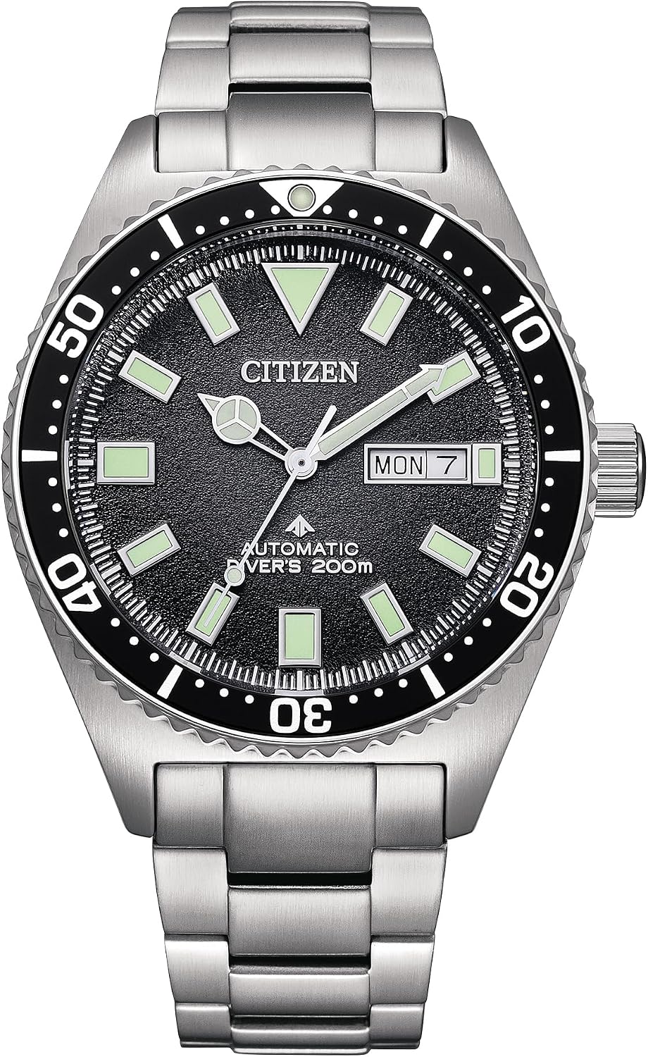 Citizen Men's Analog Automatic Watch with Stainless Steel Strap NY0120-52E