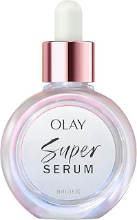 Olay Super Serum 1.0 oz with Niacinamide, Vitamin C, Collagen Peptide, AHA, and Vitamin E