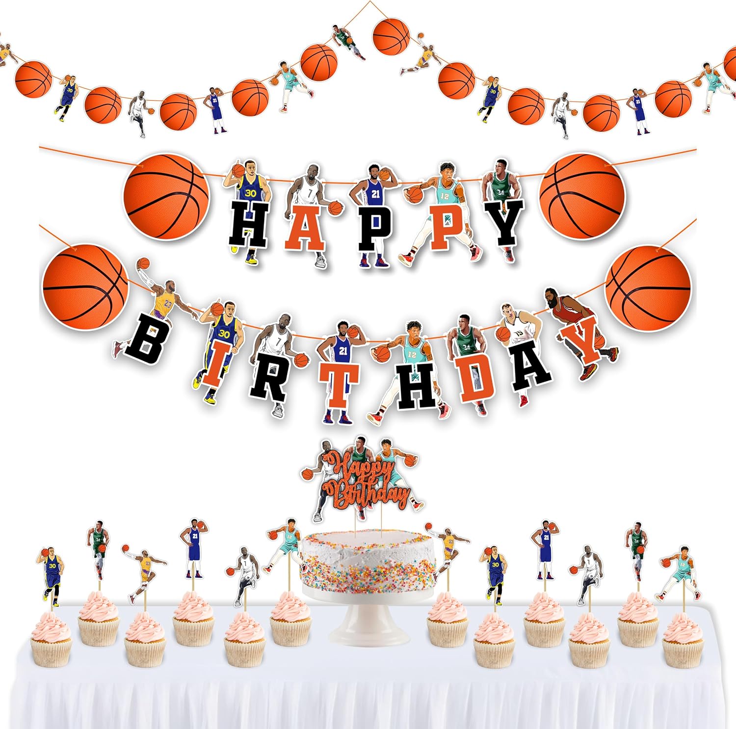 Seyal® Basketball Theme Birthday Party Supplies