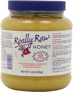 Really Raw Honey, Totally Unprocessed, 5-Pound