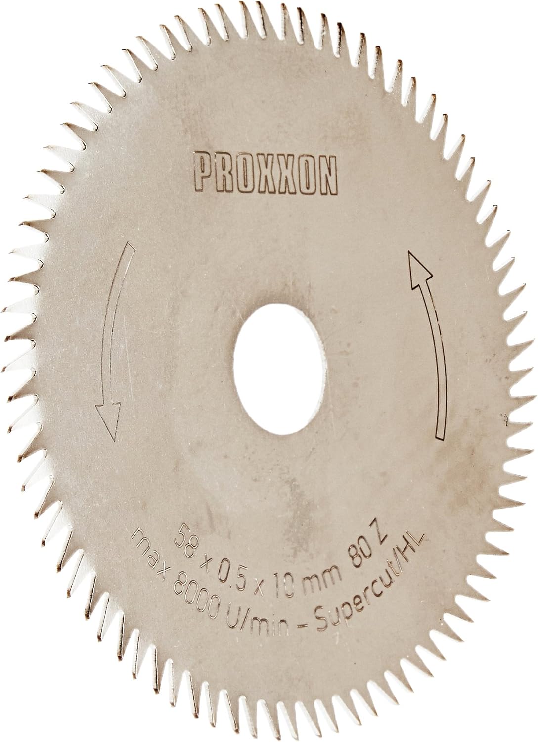 Proxxon 28014 Crosscut 'Super-Cut' blade 58mm diameter (10mm bore) 80 alternately set teeth.