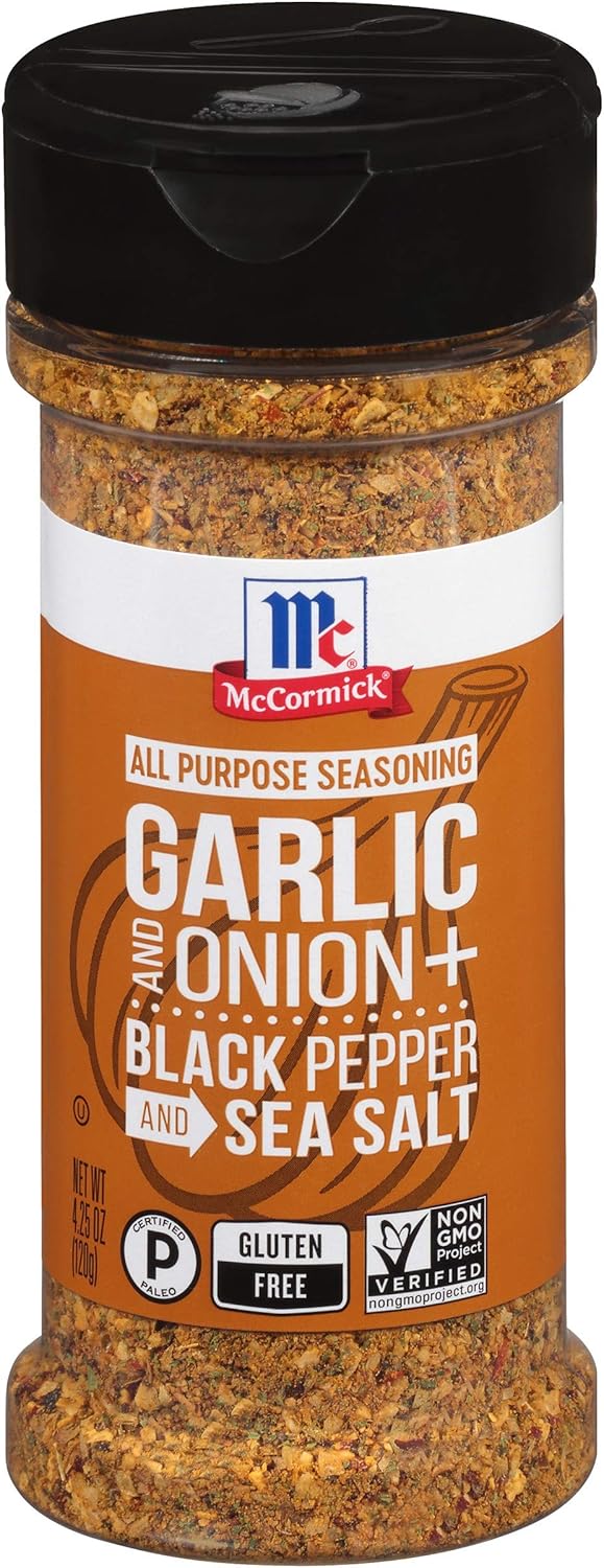 McCormick Garlic Onion Black Pepper And Sea Salt All Purpose Seasoning 120g