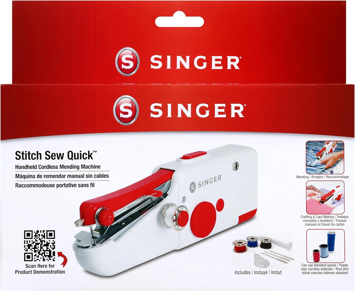 SINGER Stitch Sew Quick™ Portable Handheld Cordless Mending Machine