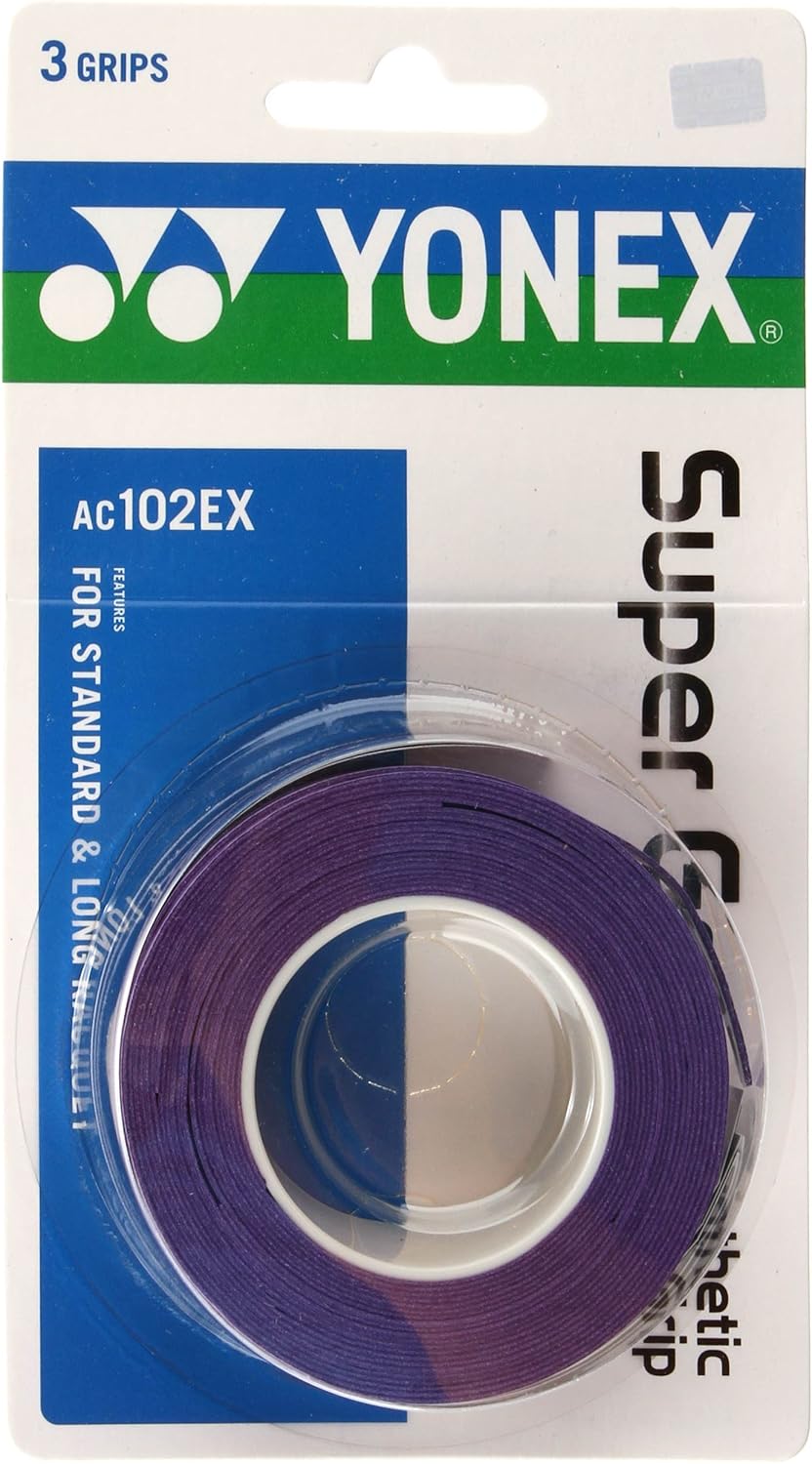 YONEX Super GRAP Tennis Overgrip - 3 Pack in Purple