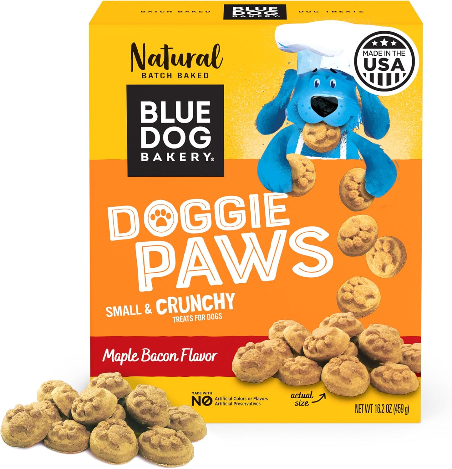 Blue Dog Bakery Natural Dog Treats, Maple Bacon Paws