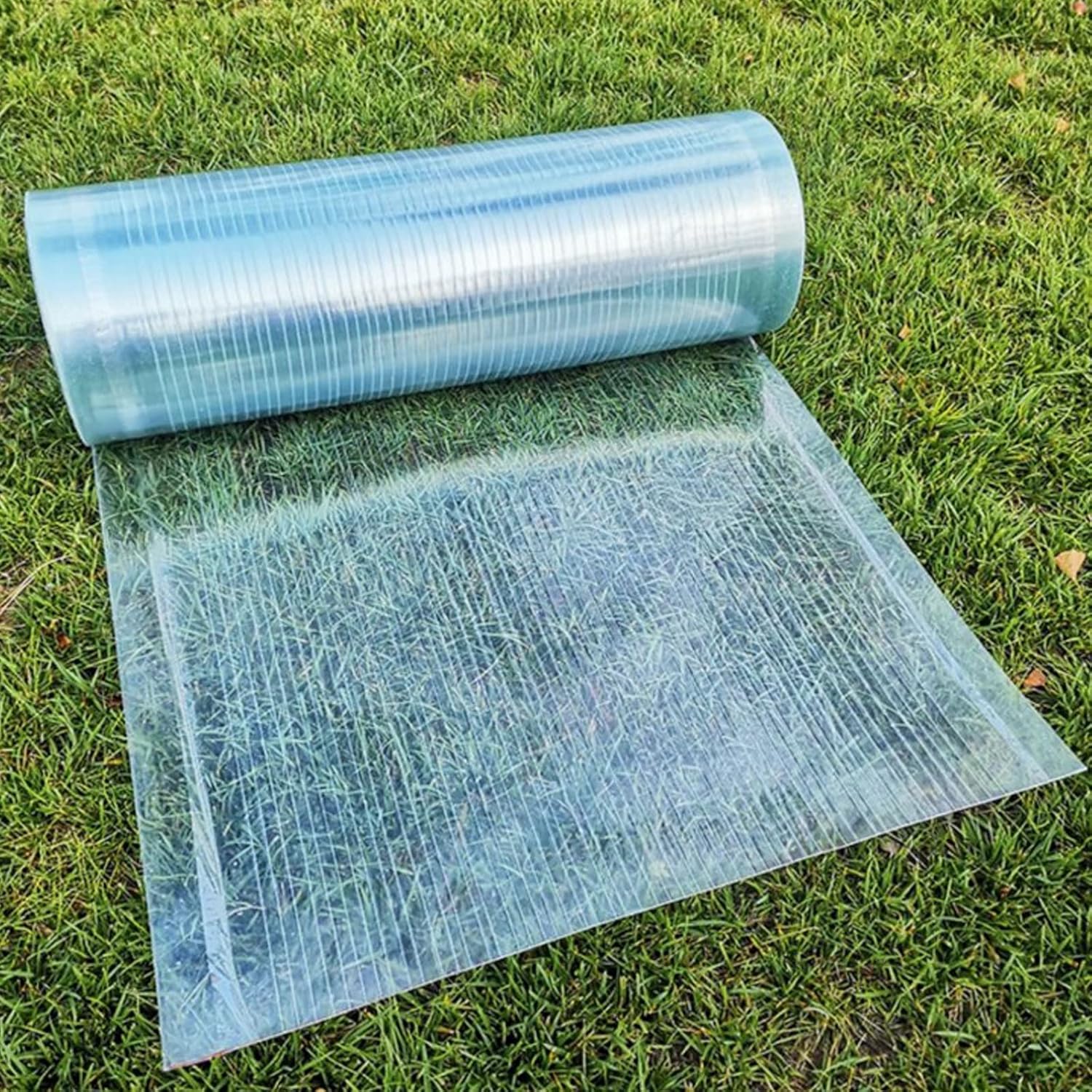 Polycarbonate Greenhouse Sheets,Clear Roof Sheet,Waterproof UV Protection Shed Cove,Replacement Shed Panel,for Greenhouse Canopy Roofing Carport Cold Frame,Easy to Cut (WxL:47x79in)
