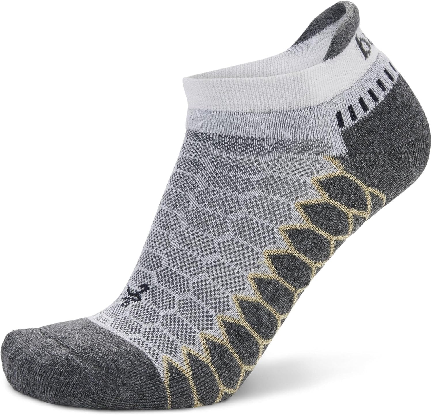 Balega Women's Silver Compression Fit Performance No Show Athletic Running Socks (1 Pair)