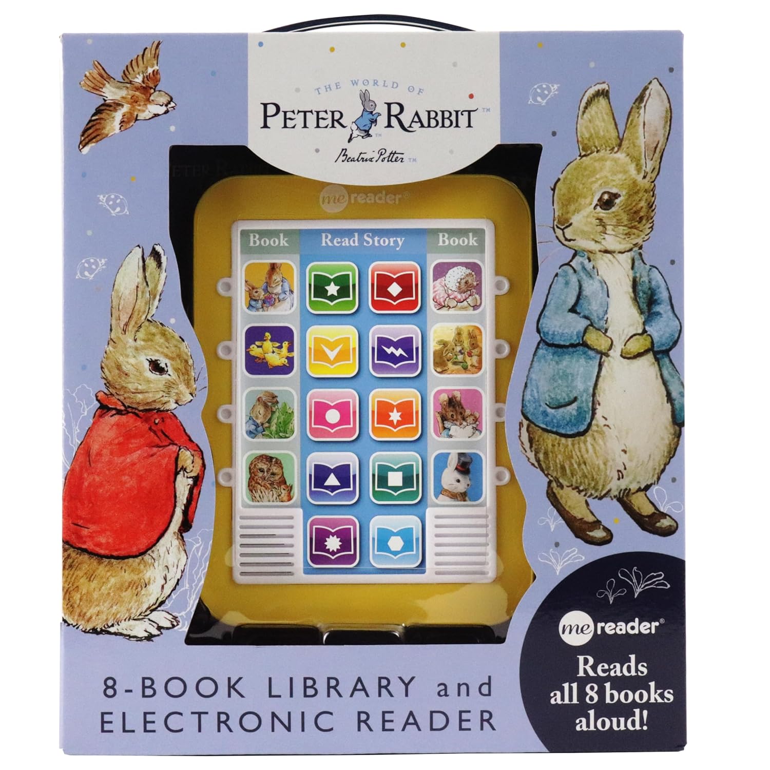 The World of Peter Rabbit - Beatrice Potter - Me Reader Electronic Reader and 8 Sound Book Library - PI Kids