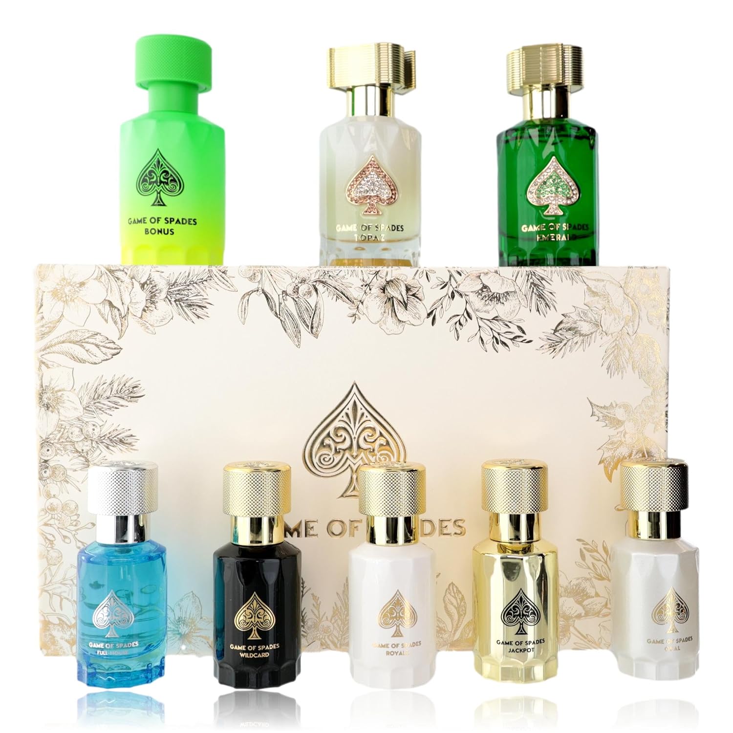 Jo Milano Paris Game of Spades COLLECTOR'S EDITION 8PCS GIFT SET spray for Unisex FRAGRANCE EXPERT'S EXCLUSIVE