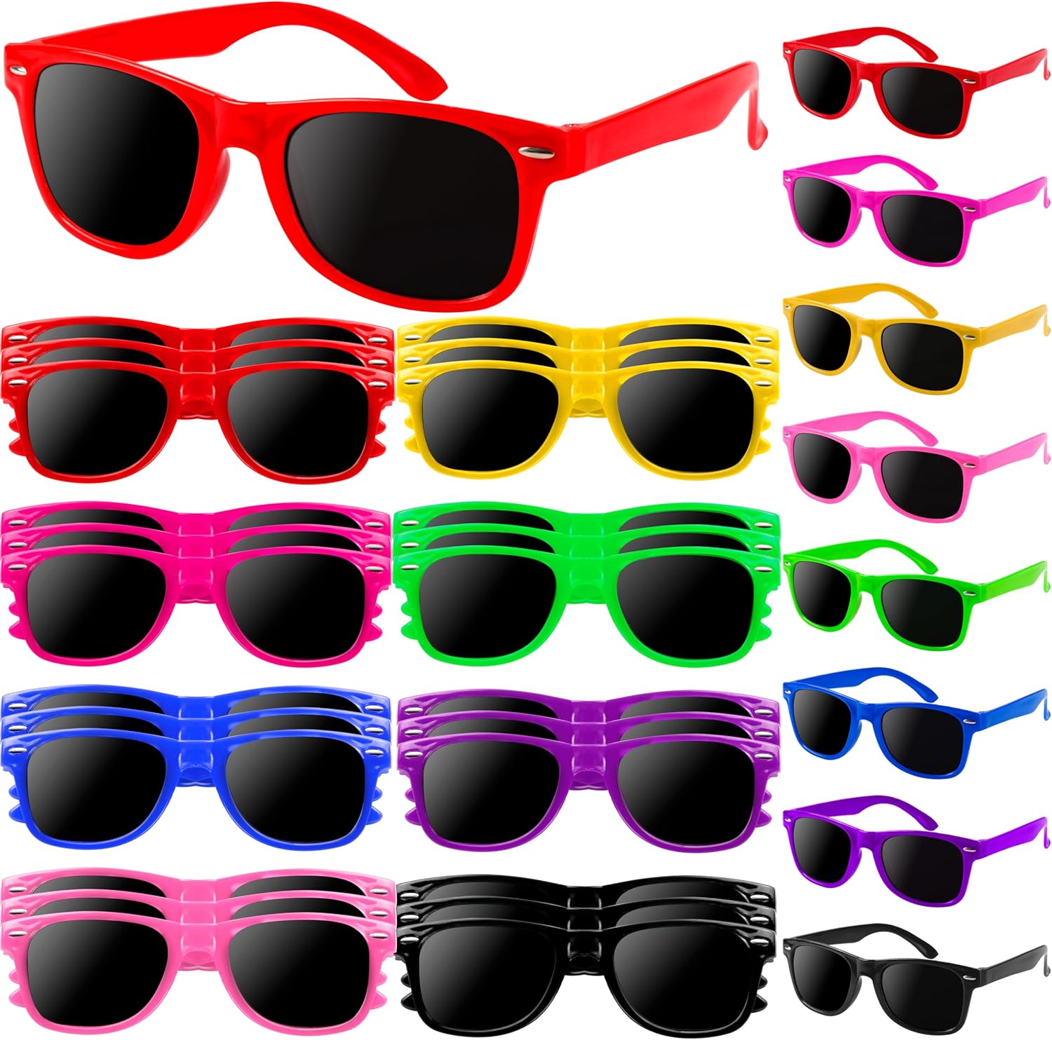 OCTERIC Kids Sunglasses Bulk Party Favors for Summer Beach Pool Party Birthday for Boys and Girls Age 3-6