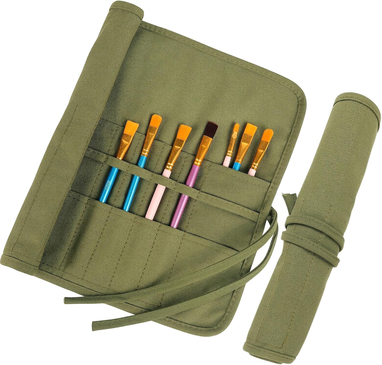 Paint Brush Holder with 22 Slots, 13” x 15” Paint Brush Storage Organizer