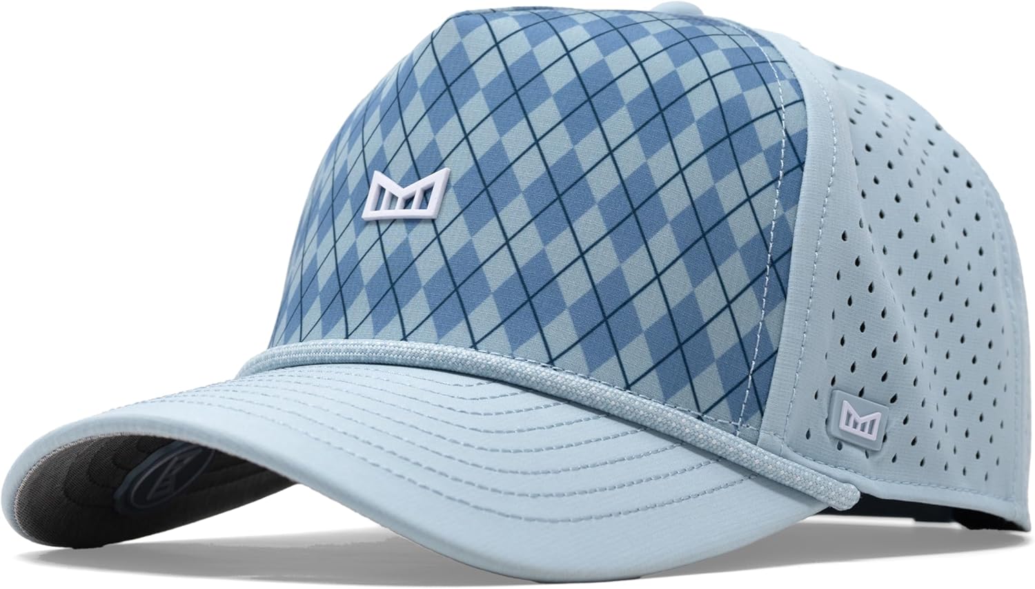 melin Odysea Links Hydro, Water-Resistant Fitted Baseball Caps for Men & Women, Golf, Running, or Workout Hat