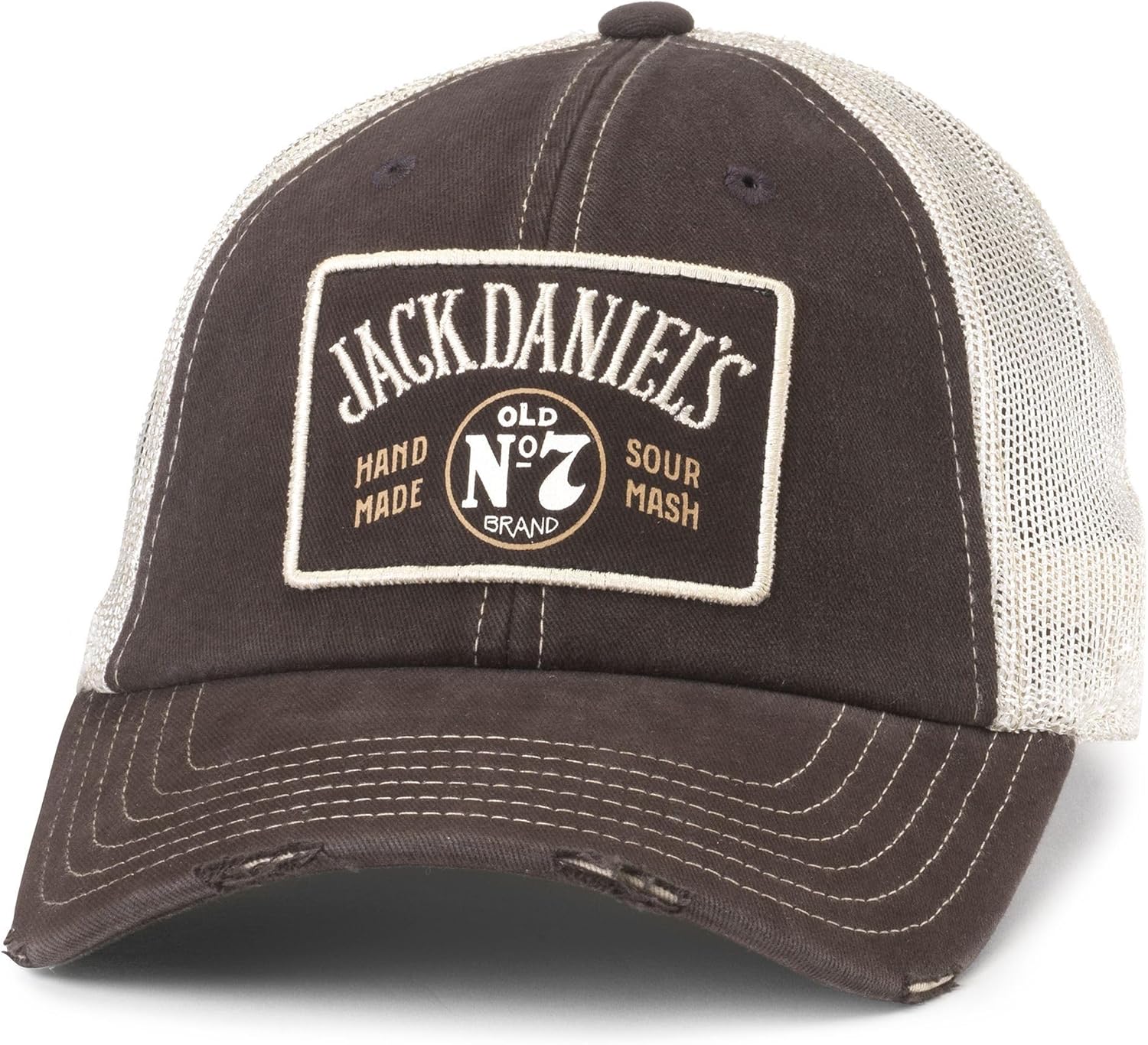 AMERICAN NEEDLE Jack Daniel's Whiskey No. 7 Officially Licensed Merchandise Unisex Adjustable Baseball Hat
