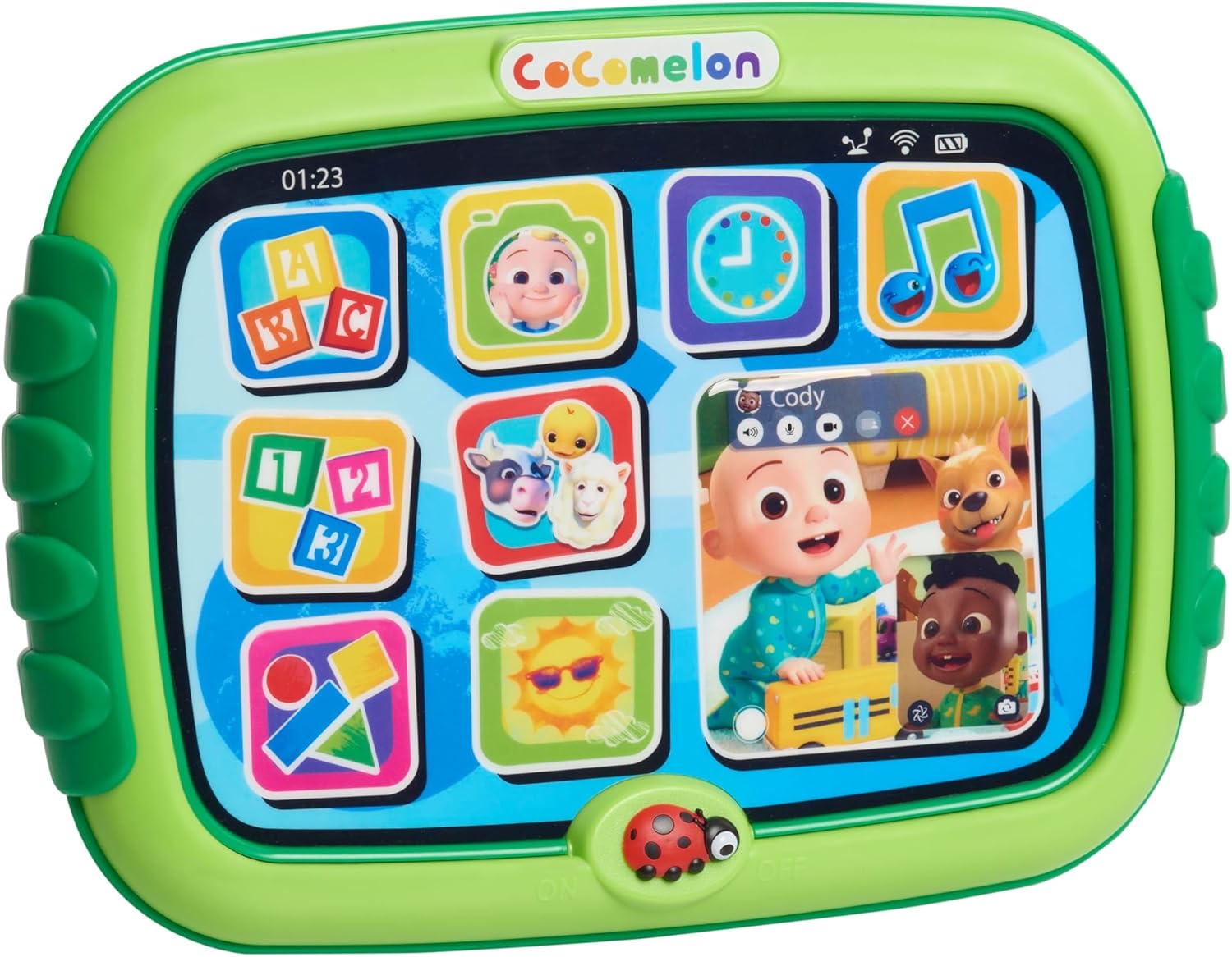 Just Play CoComelon Learning Tablet, 60+ Learning Phrases, Sing-Along to The “The Alphabet Song, Kids Toys for Ages 18 Month