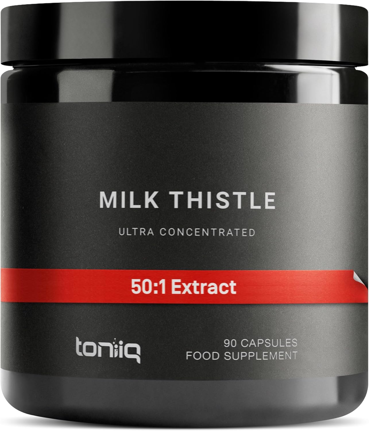 Milk Thistle - Ultra High Potency 50:1 Extract with 80% Silymarin - Highly Concentrated - Third-Party Lab Tested - 90 Capsules