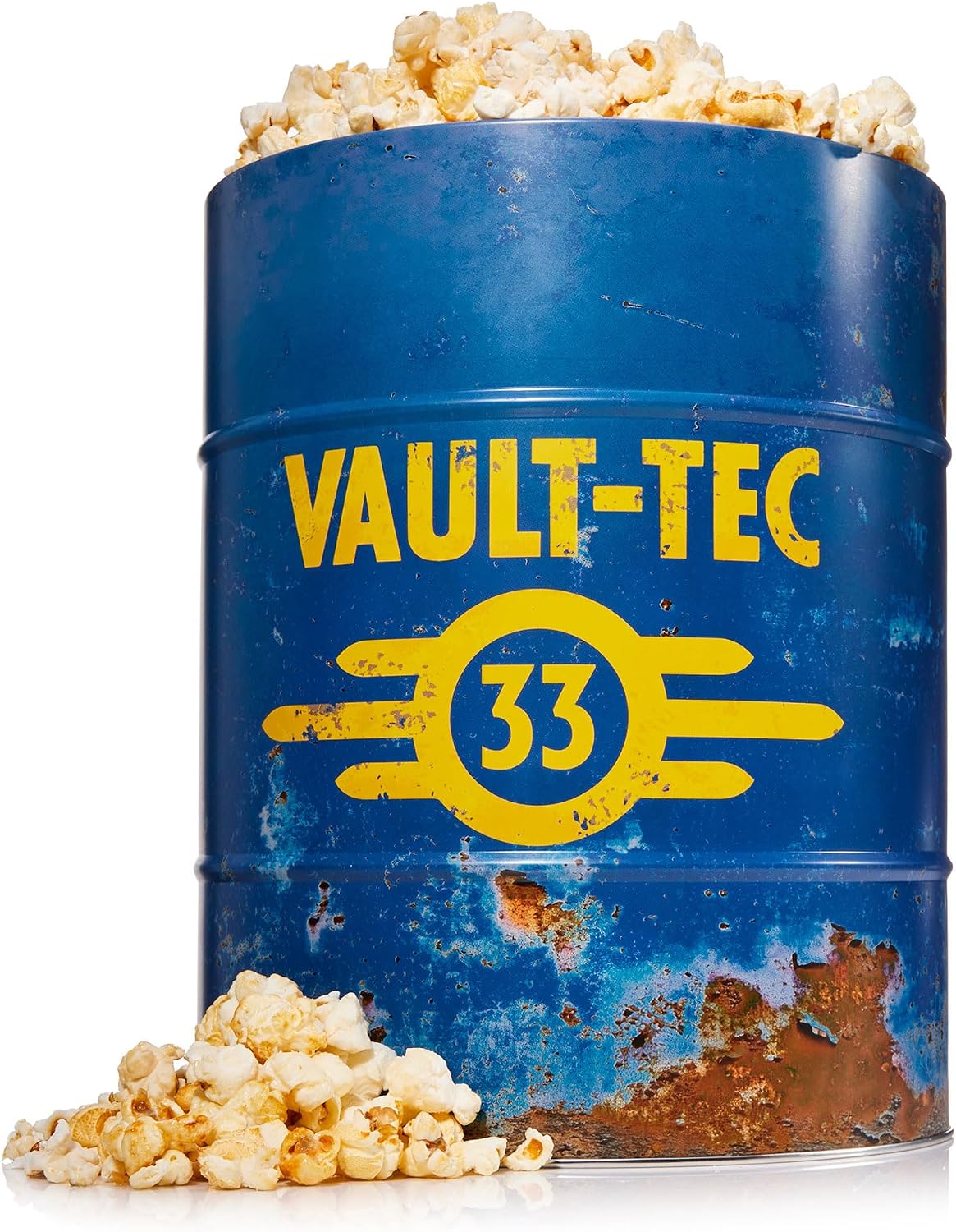 Numskull Amazon Exclusive Fallout TV Popcorn Bucket – Official Collectible Tin Snack Container from Fallout TV Series – Vault-Themed Storage for Snacks, Display & Fallout Fans