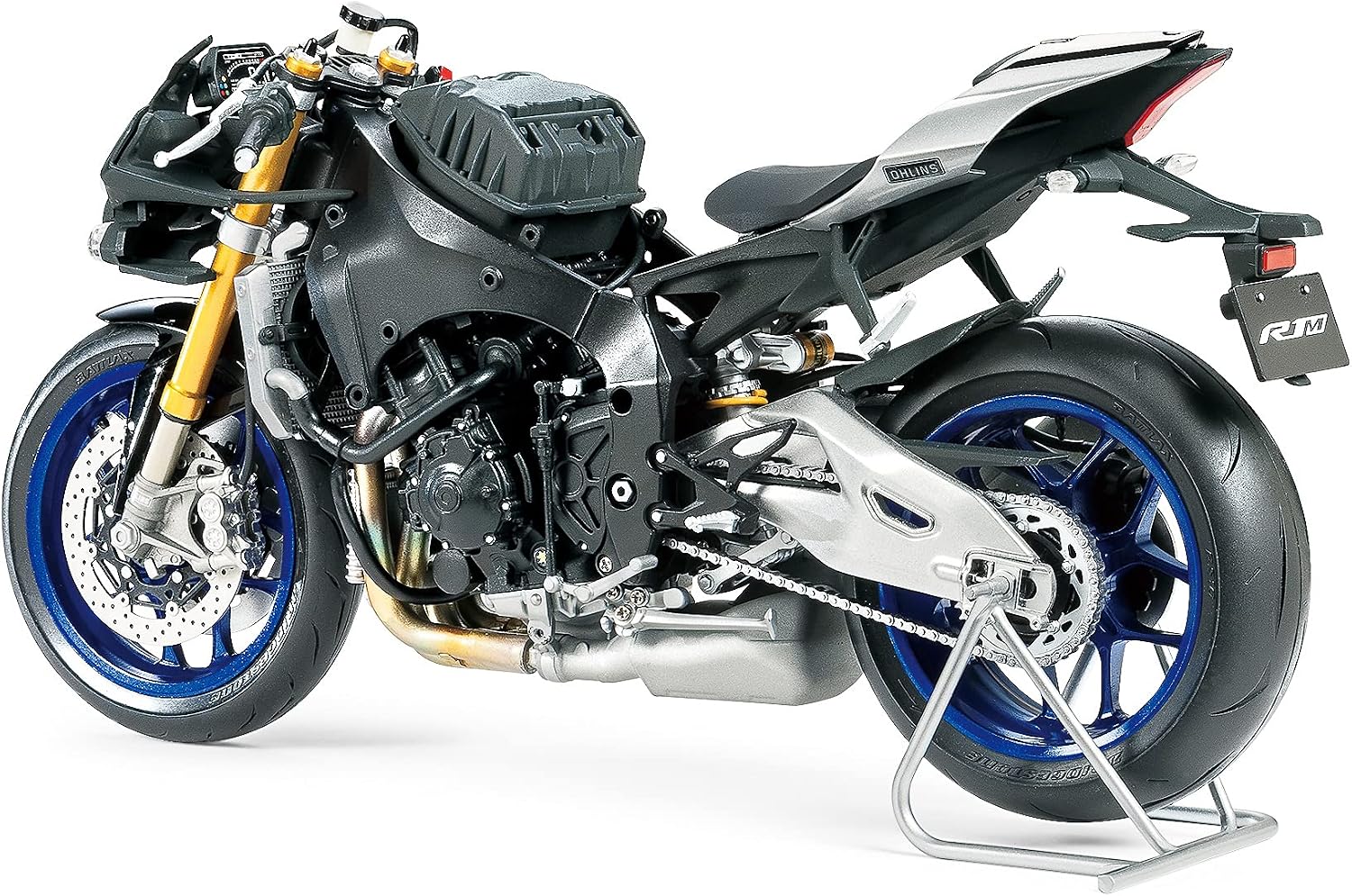 Tamiya TAM14133 300014133 Yamaha 14133 YZF-R1M Building 1:12 Scale High Fit Plastic Kit Model Motorcycle Assembly Unpainted, Unvarnished