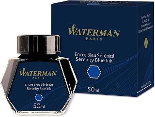 Waterman Fountain Pen Ink Serenity Blue 50ml Bottle