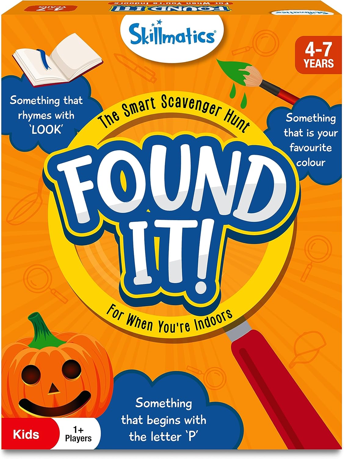 Skillmatics Indoor Scavenger Hunt Card Game - Found It, Learning Toys, Educational, Gifts for Kids, Boys, Girls and Families, For Ages 4, 5, 6, 7, Perfect for Home, School, Playdates