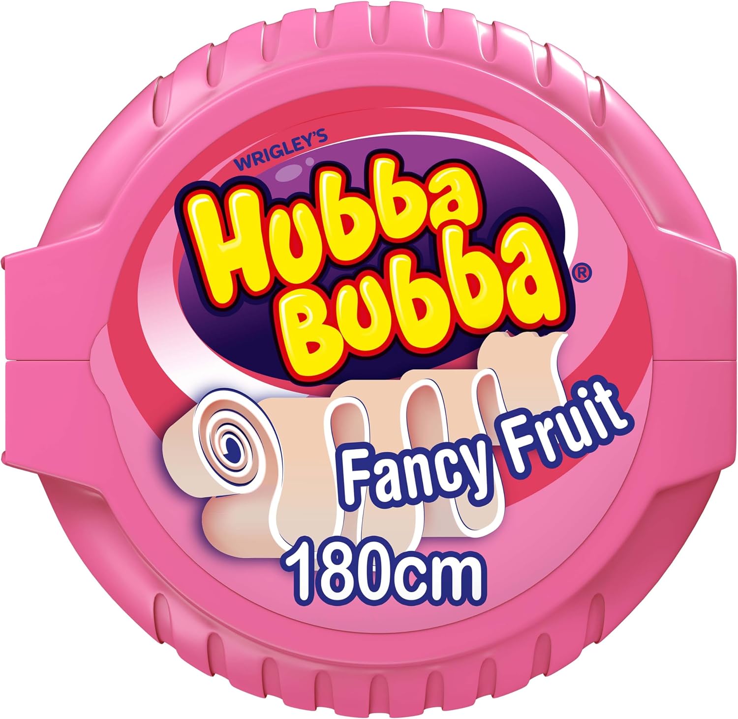 Hubba Bubba Mega Long Fancy Fruit Bubble Gum Roll Original 56g*12