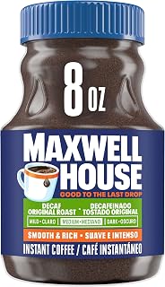 Maxwell House The Original Roast Decaf Instant Coffee (8 oz Jar)