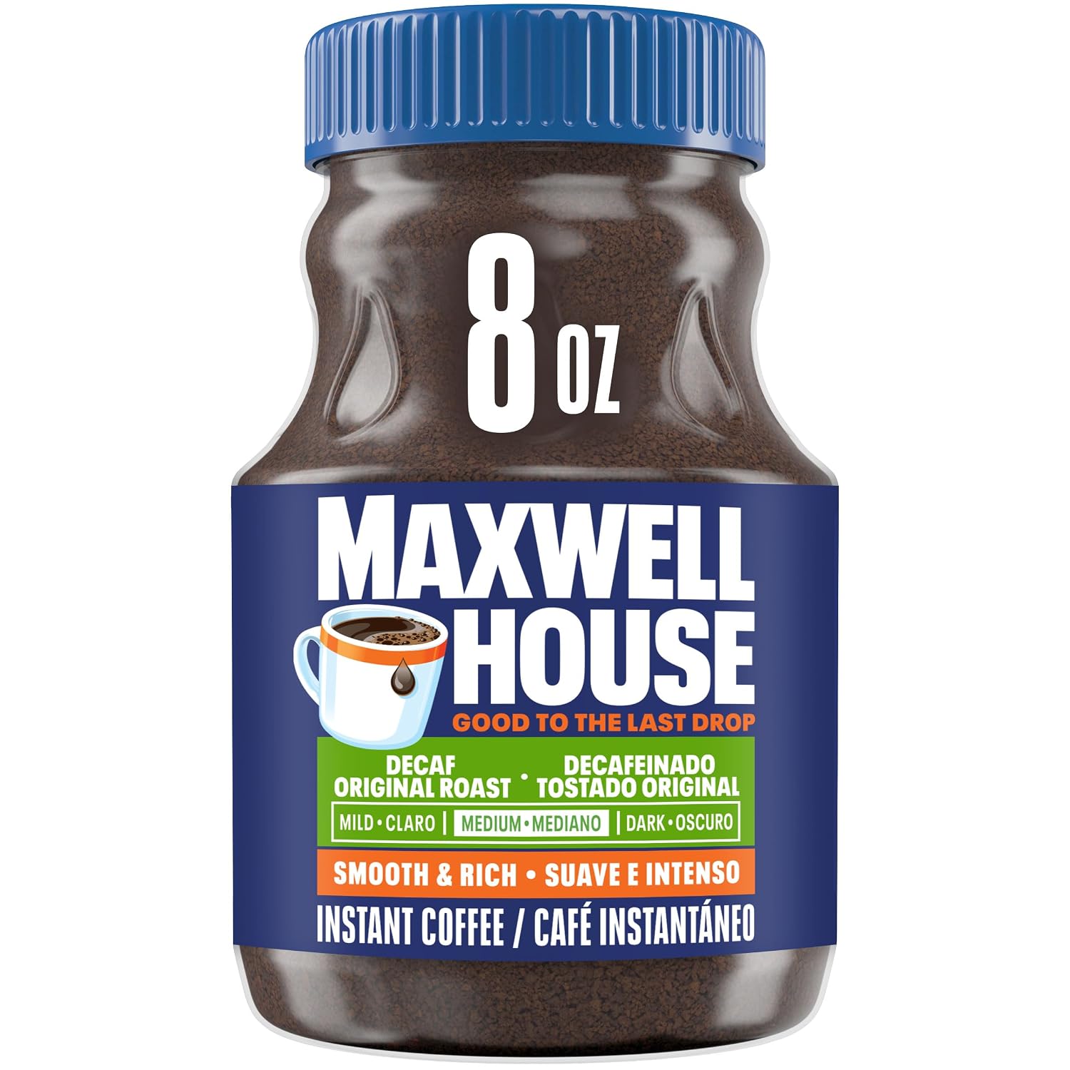 Maxwell House The Original Roast Decaf Instant Coffee (8 oz Jar)