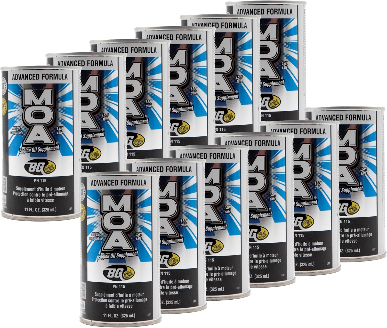 BG MOA Motor Oil Additive 11oz (12 Pack)