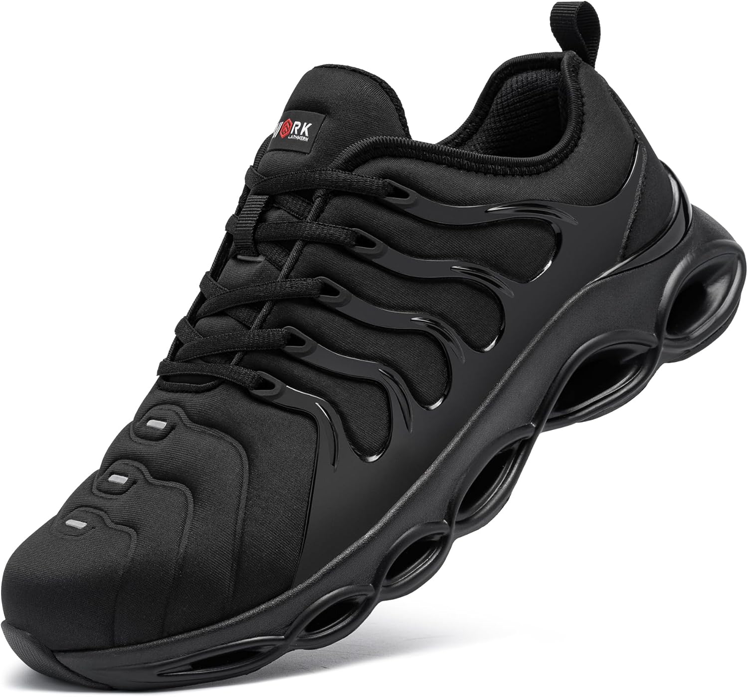 LARNMERN Steel Toe Cap Trainers Mens Safety Trainers Lightweight Safety Shoes Cushioning Fashion Breathable Comfortable Work Shoes 3.5UK-14UK