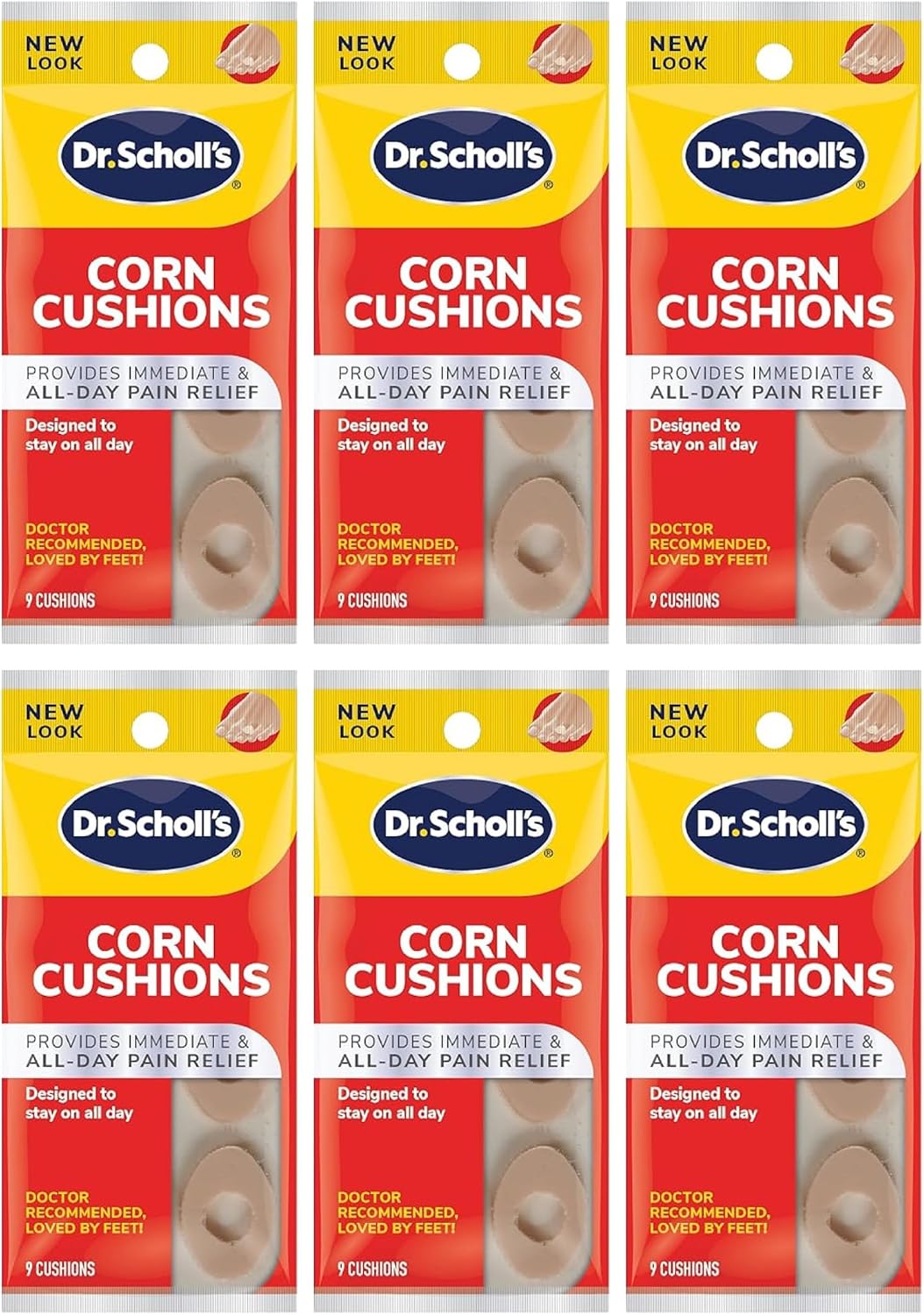 Dr. Scholl's Corn Cushions 9 Ct (Pack of 6)