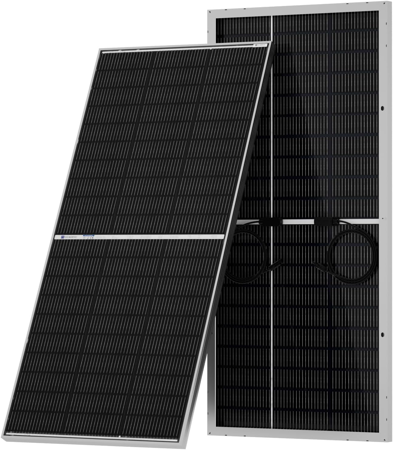 ECO-WORTHY 400W Bifacial Solar Panel 2x195W N-Type 18BB Caravan Motorhome
