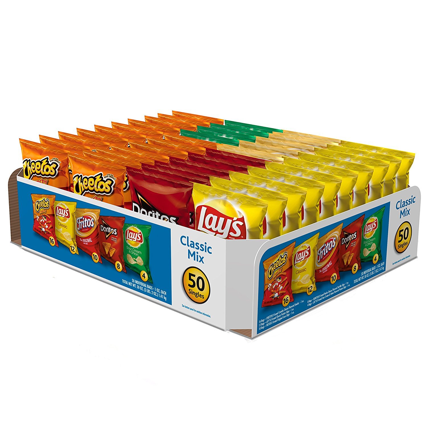 Frito-Lay Classic Mix Variety Pack, 50 Count