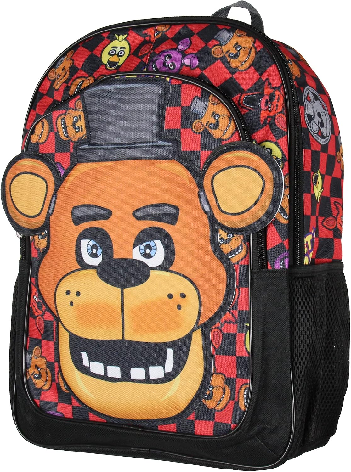 Five Nights at Freddy's 3D Freddy Fazbear Let's Eat 16" Kids School Travel Backpack