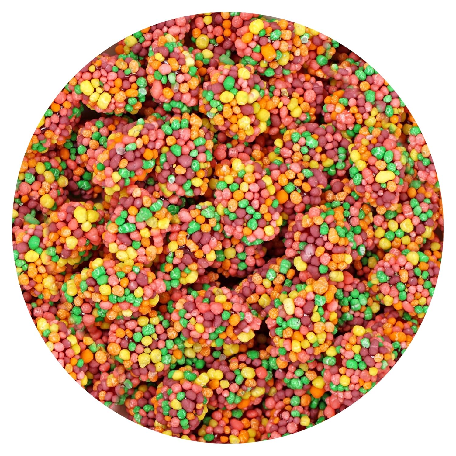 Gummy Clusters Bulk Bag, 1 Pound Bulk Bag, Rainbow Gummy Candy Clusters
