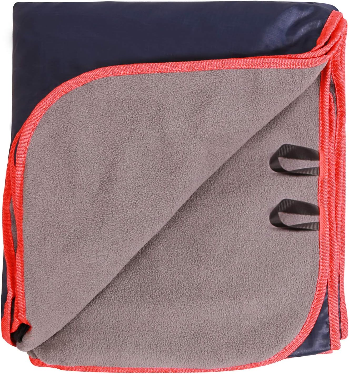 REDCAMP Large Waterproof Stadium Blanket for Cold Weather, Soft Warm Fleece Camping Blanket Windproof for Outdoor Sports, Dark Blue