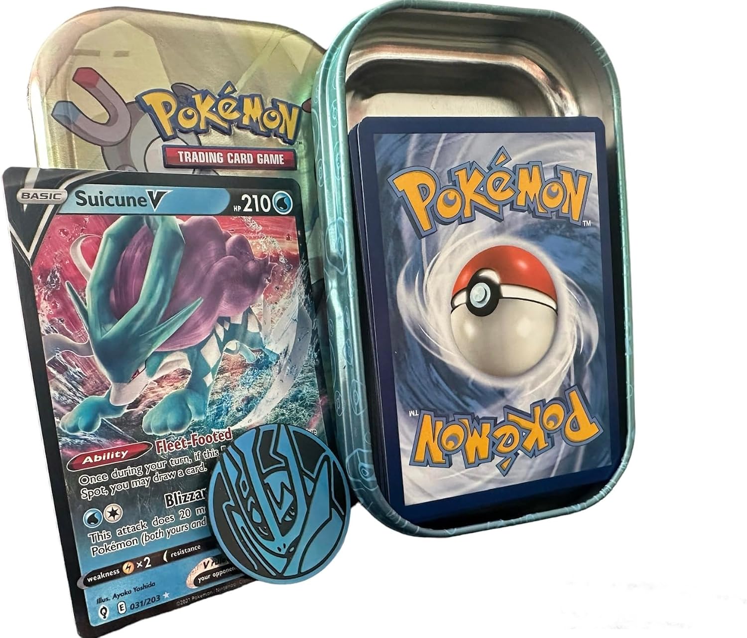 PoKéMoN Mini Tin Bundle - 50 Assorted Cards, 1 Random Ultra Rare & Game Coin