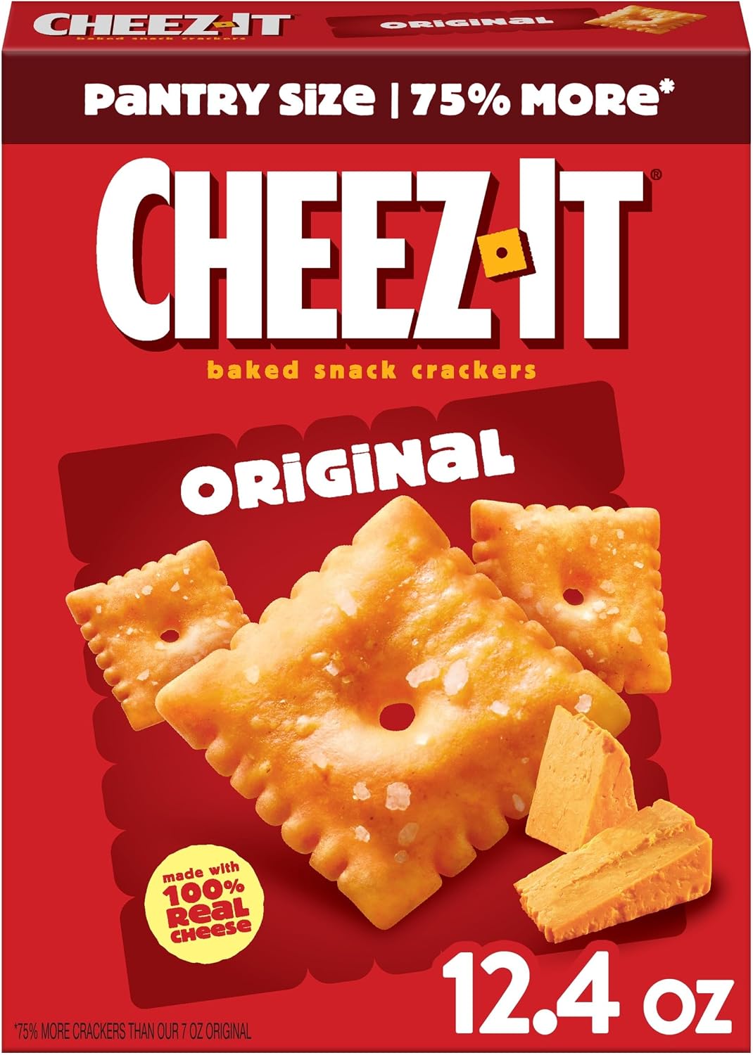 Cheez-It Baked Snack Crackers Cheez it 12.4oz (351g) Cheez It …